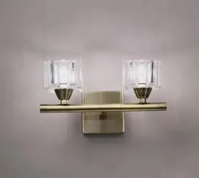 Cuadrax Antique Brass Ceiling Lights Mantra Linear Fittings